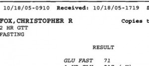 MMD GTT 2005-10-18 Fasting Glucose